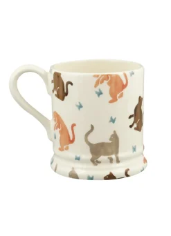 Personalised All Over Cats 1/2 Pint Mug