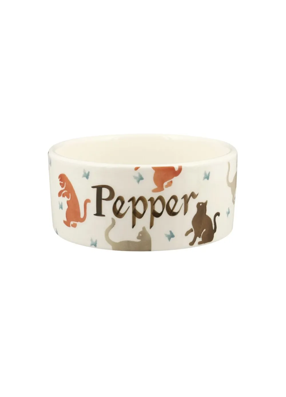 Personalised All Over Cats Small Pet Bowl