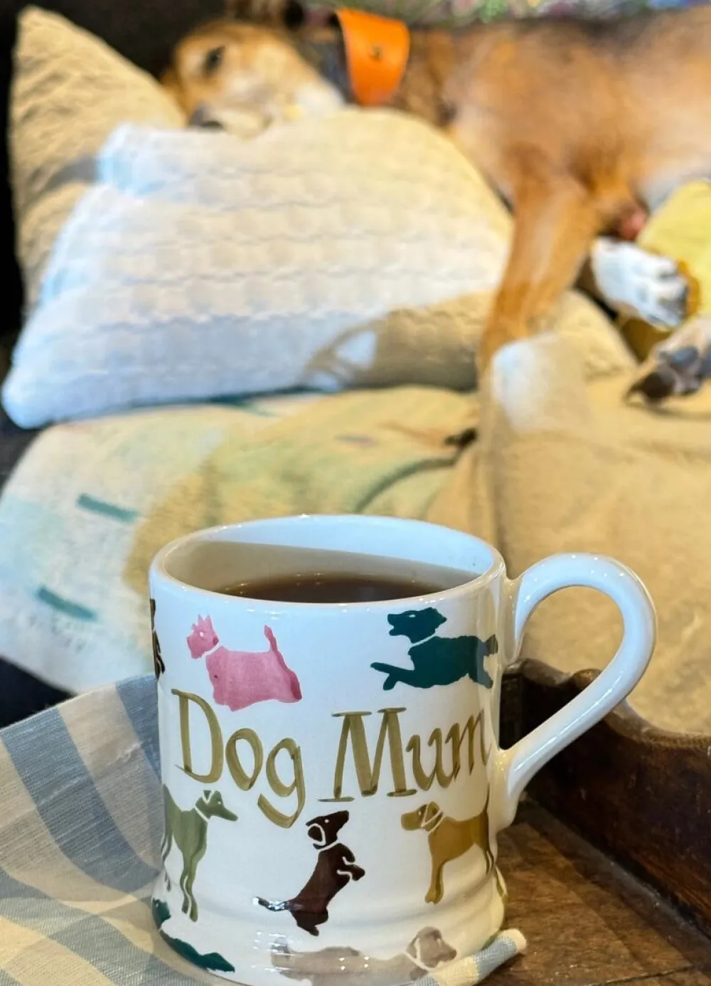 Personalised All Over Dogs 1/2 Pint Mug