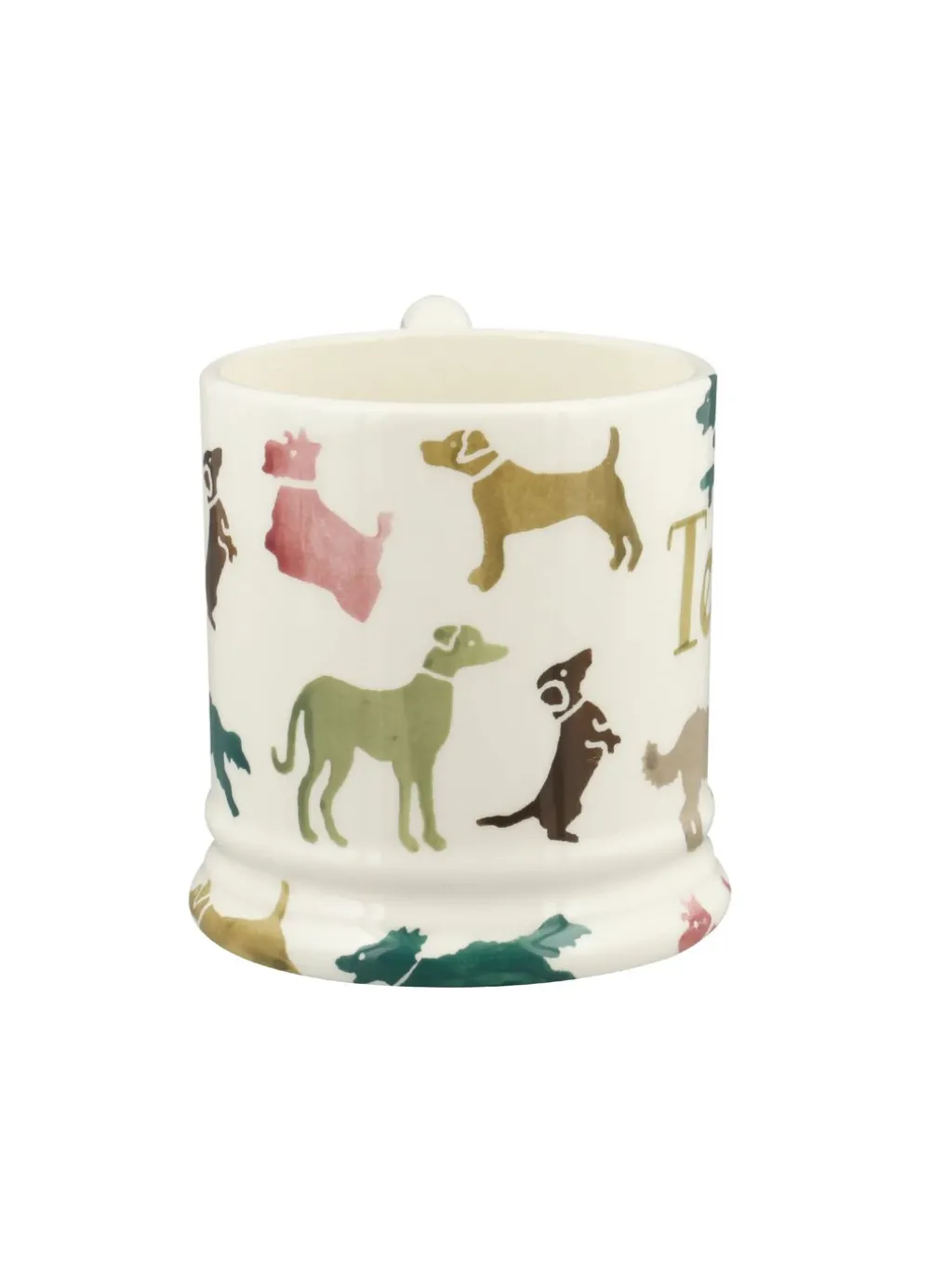Personalised All Over Dogs 1/2 Pint Mug