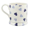 Personalised Blue Hearts Large Mug