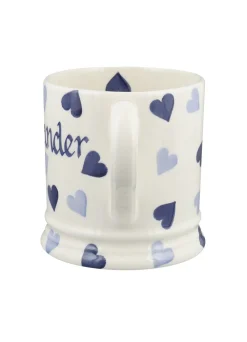 Personalised Blue Hearts Large Mug