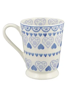 Personalised Blue Sampler Cocoa Mug