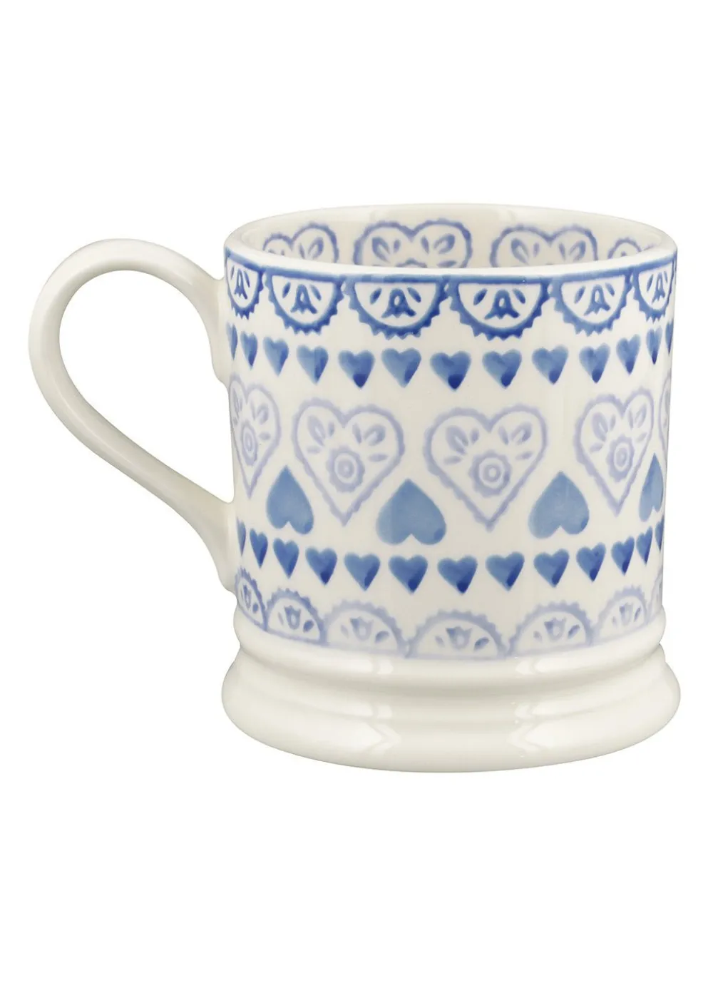 Personalised Blue Sampler Large Mug