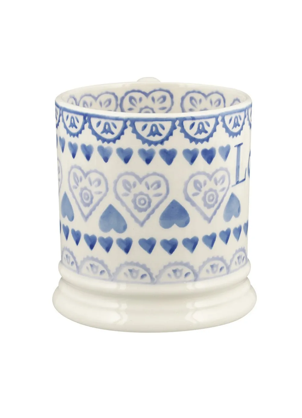 Personalised Blue Sampler Large Mug