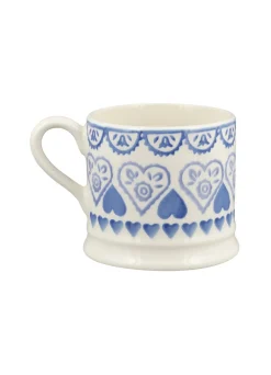 Personalised Blue Sampler Small Mug