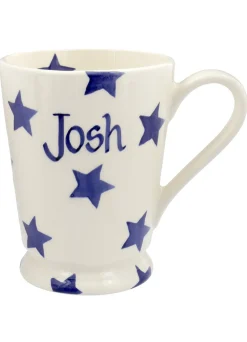 Personalised Blue Star Cocoa Mug