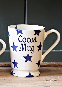 Personalised Blue Star Cocoa Mug