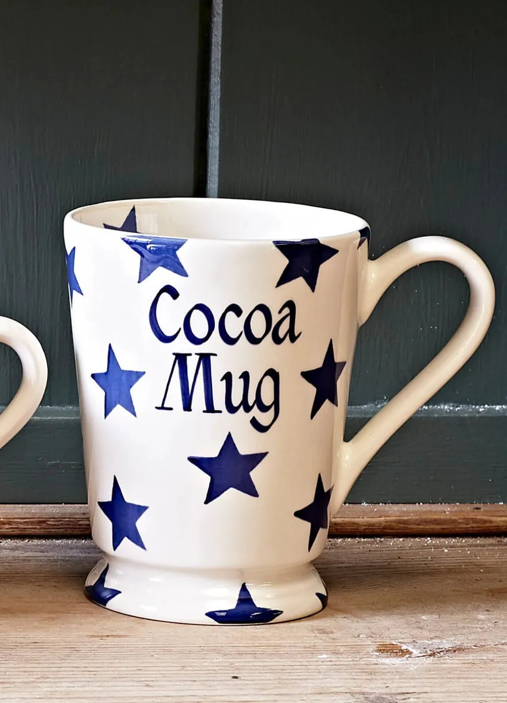 Personalised Blue Star Cocoa Mug