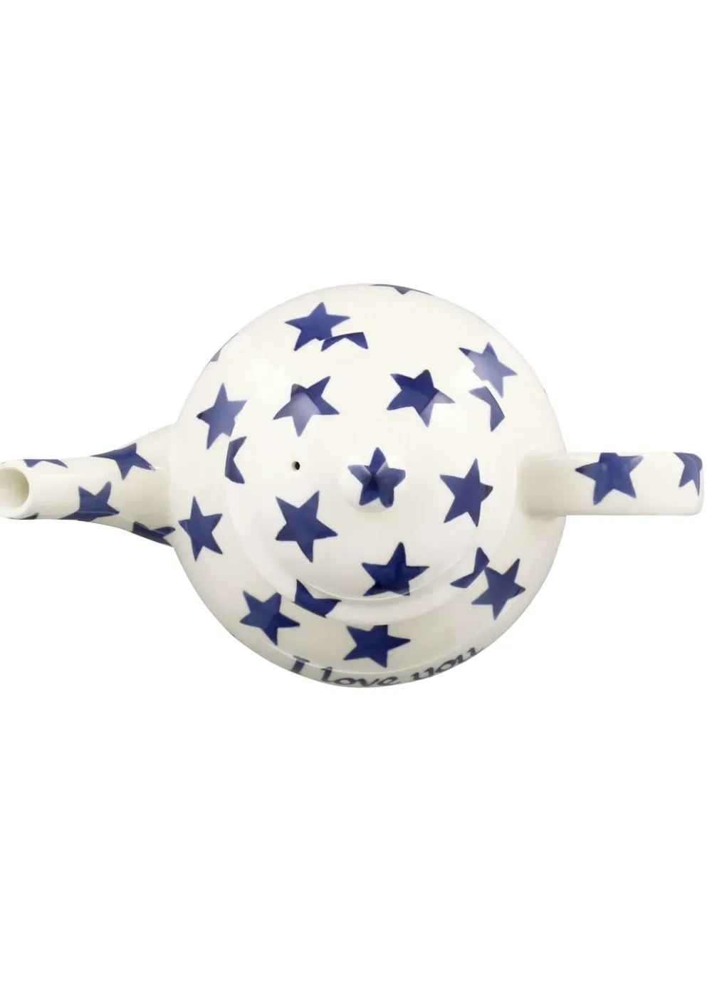 Personalised Blue Star 4 Mug Teapot
