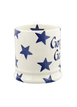 Personalised Blue Star 1/2 Pint Mug