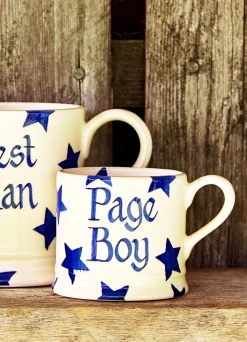 Personalised Blue Star Small Mug