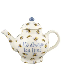 Personalised Bumblebee 4 Mug Teapot
