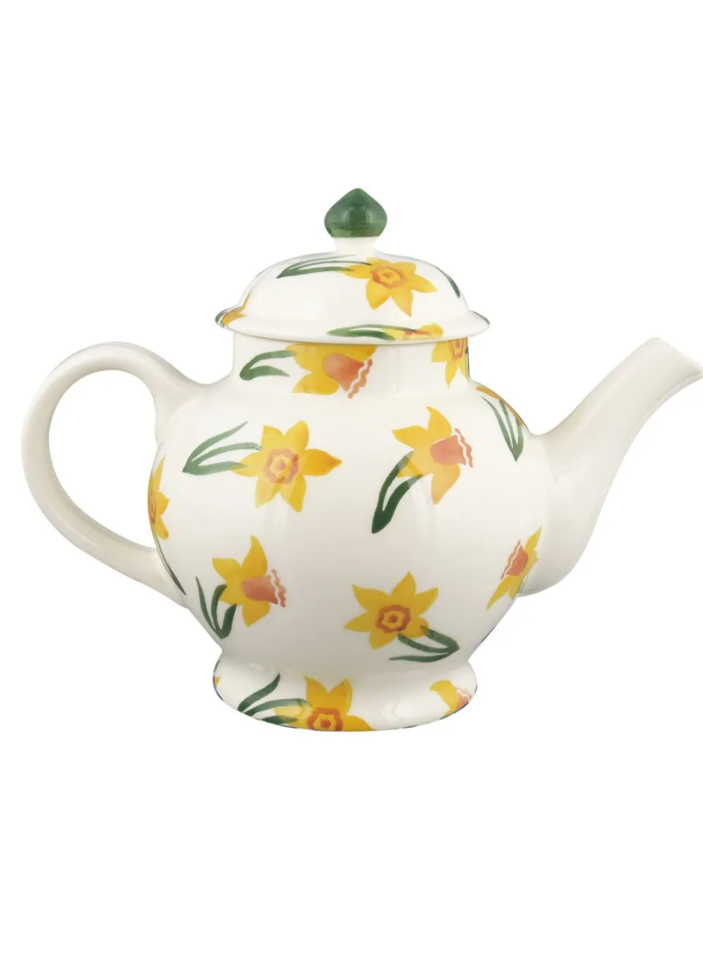 Personalised Daffodils 4 Mug Teapot