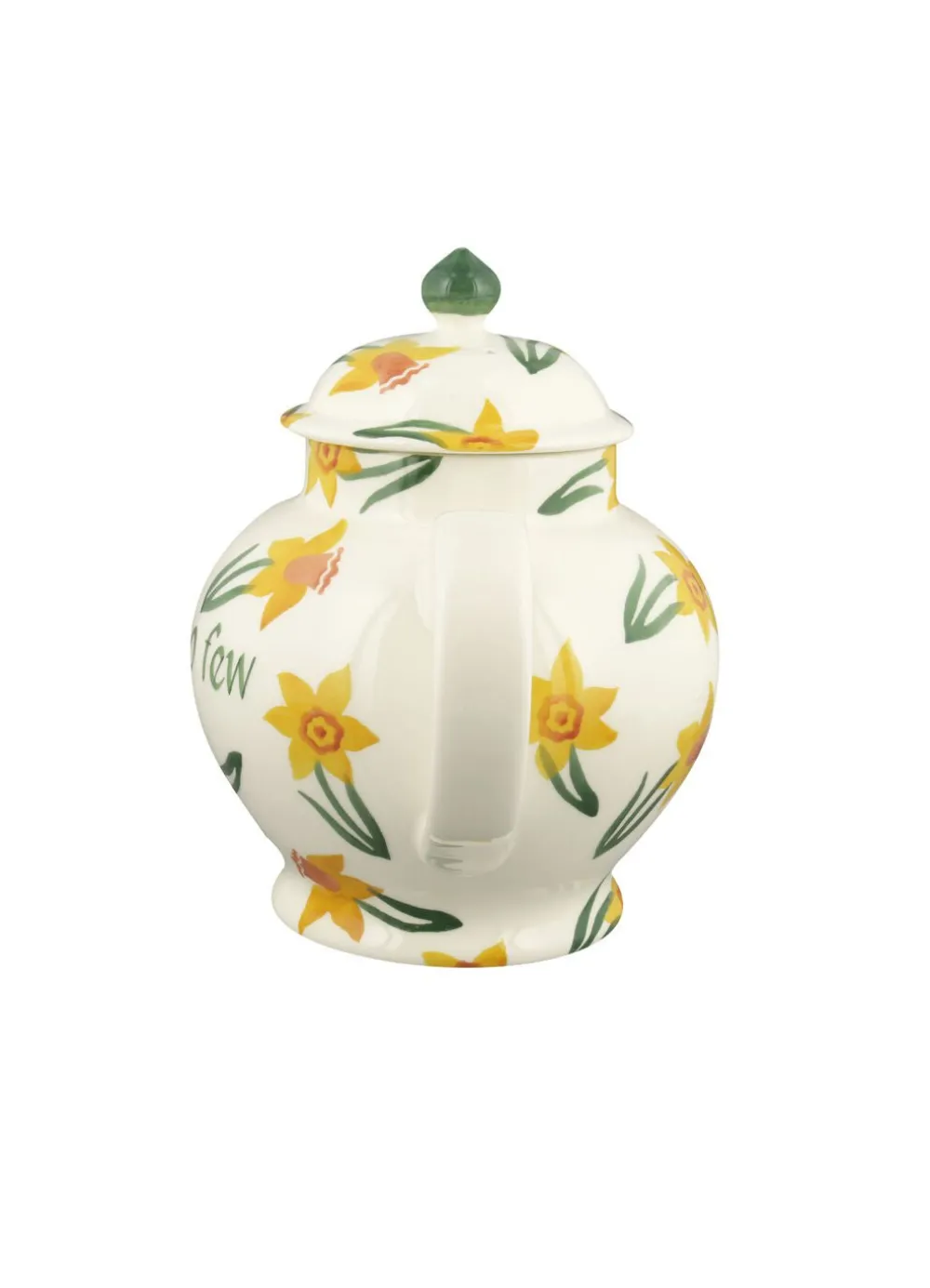 Personalised Daffodils 4 Mug Teapot