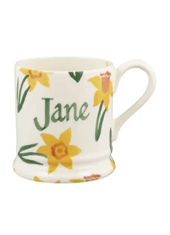 Personalised Daffodils 1/2 Pint Mug