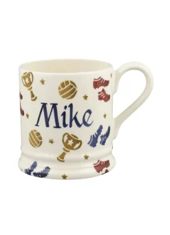 Personalised Football 1/2 Pint Mug