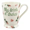 Personalised Little Rose Bud Cocoa Mug