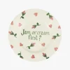 Personalised Little Rose Bud Medium Dinner Plate, 8.5 Inch
