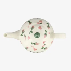 Personalised Little Rose Bud 4 Mug Teapot