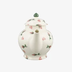 Personalised Little Rose Bud 4 Mug Teapot