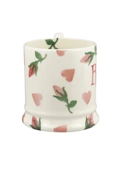Personalised Little Rose Bud 1/2 Pint Mug