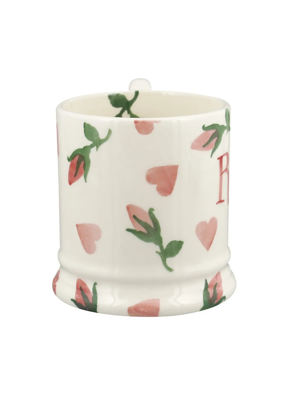 Personalised Little Rose Bud 1/2 Pint Mug