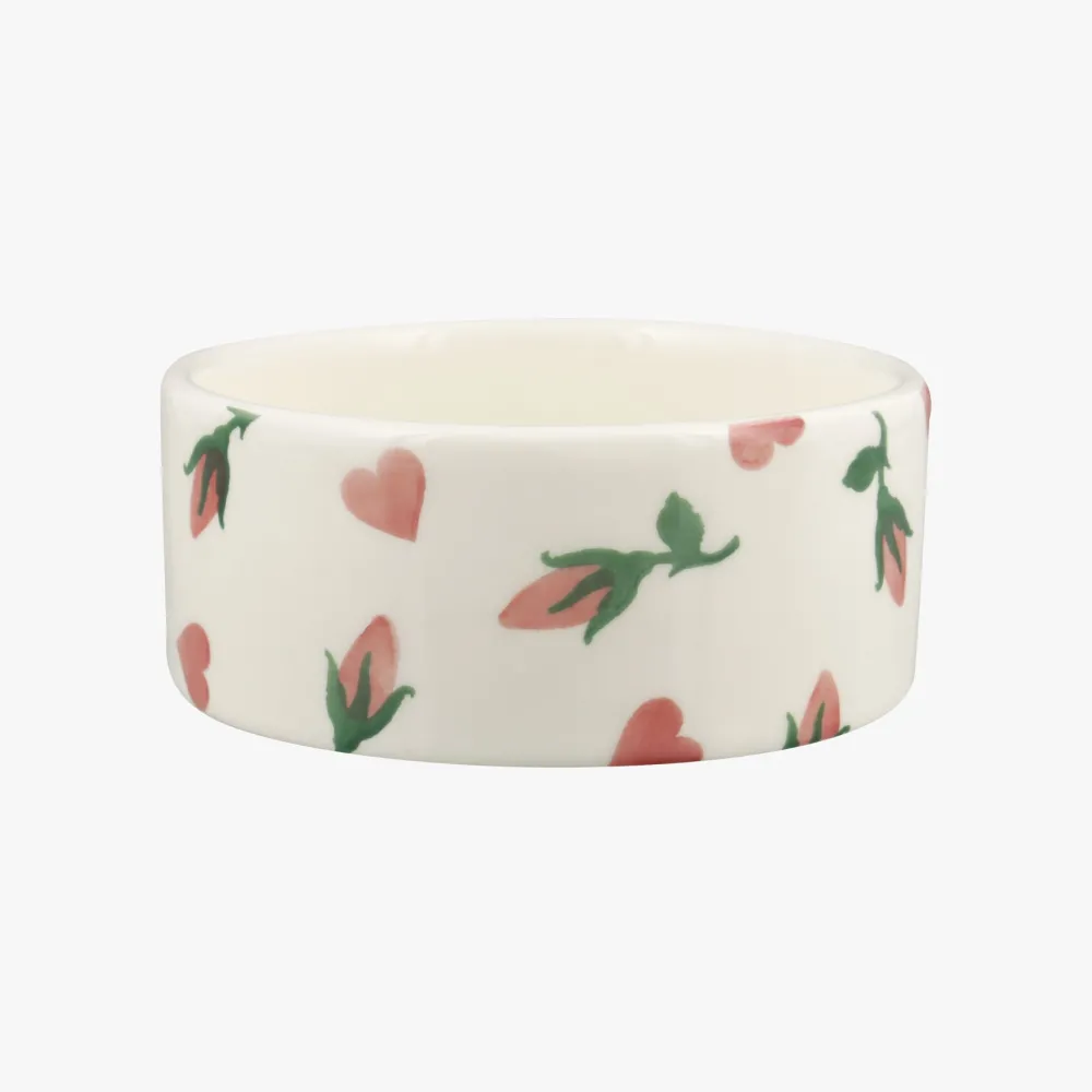 Personalised Little Rose Bud Small Pet Bowl