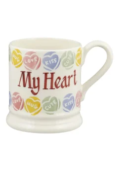 Personalised Love Hearts® 1/2 Pint Mug