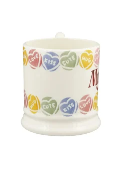 Personalised Love Hearts® 1/2 Pint Mug