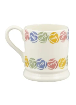 Personalised Love Hearts® 1/2 Pint Mug