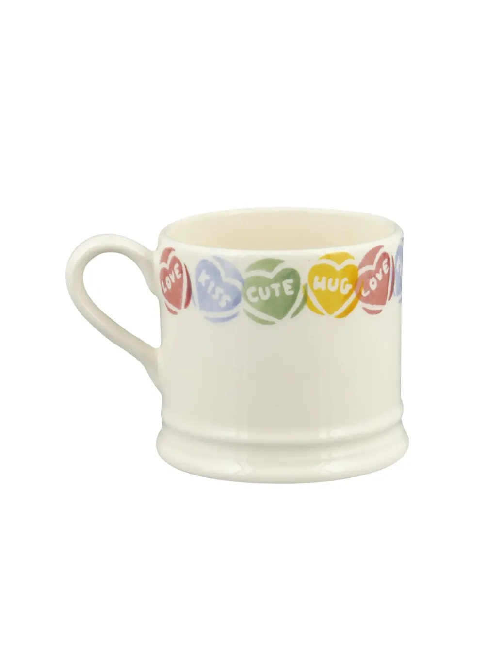 Personalised Love Hearts Small Mug