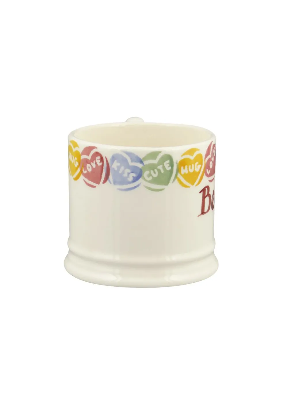 Personalised Love Hearts Small Mug