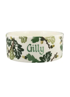 Personalised Oak Large Pet Bowl