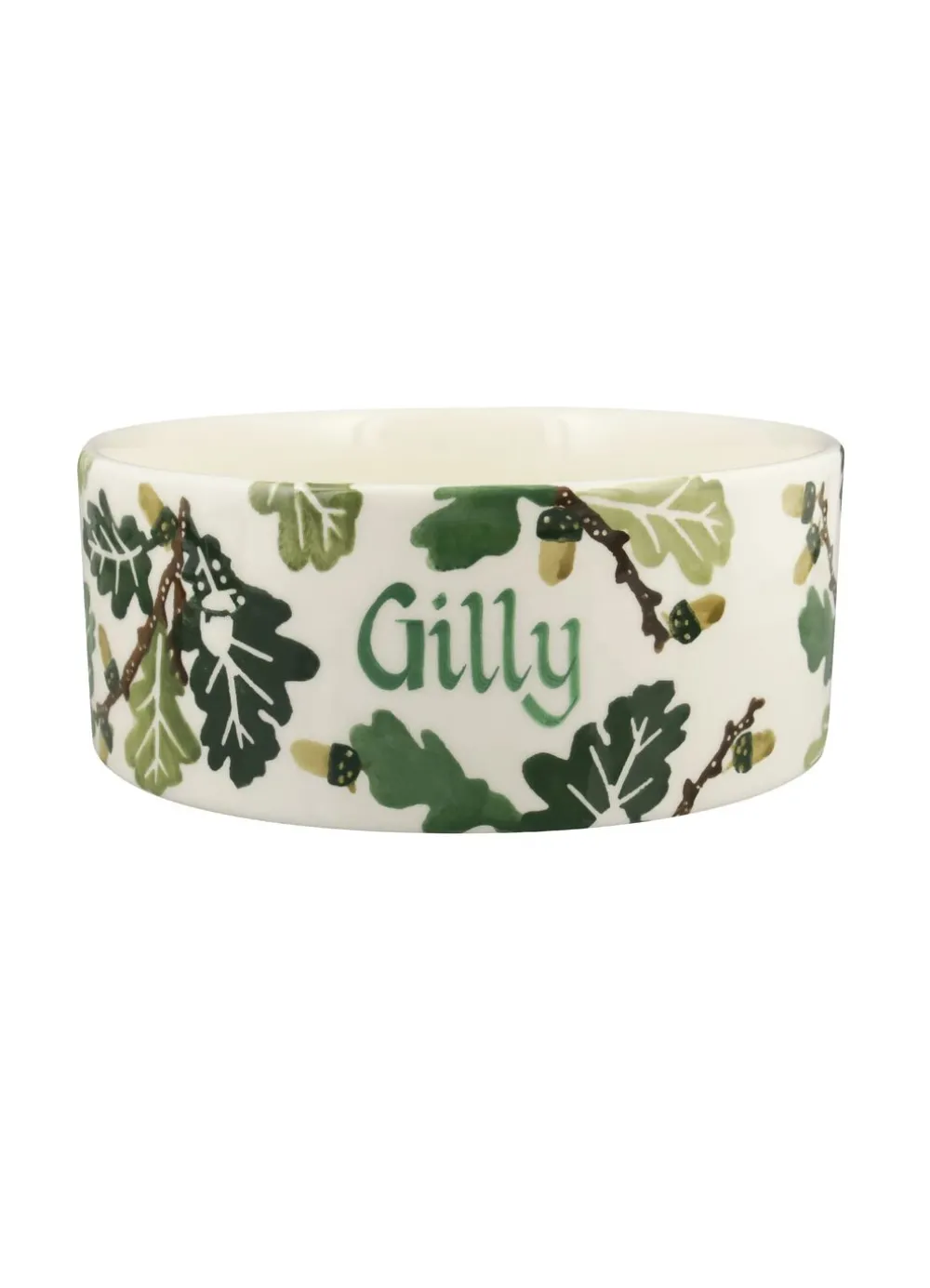 Personalised Oak Large Pet Bowl
