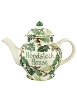 Personalised Oak 4 Mug Teapot