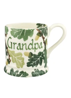 Personalised Oak 1/2 Pint Mug