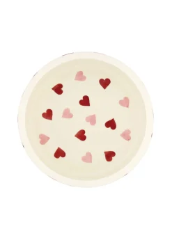 Personalised Pink Hearts Large Pet Bowl