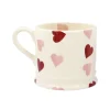 Personalised Pink Hearts Small Mug