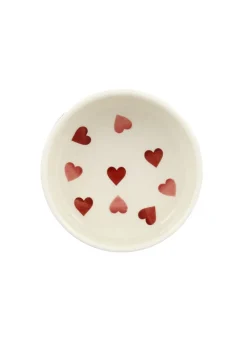 Personalised Pink Hearts Small Pet Bowl