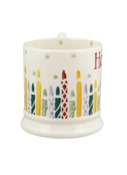 Personalised Polka Candles 1/2 Pint Mug