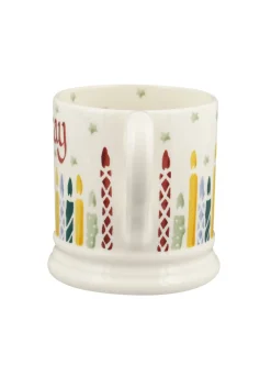 Personalised Polka Candles 1/2 Pint Mug