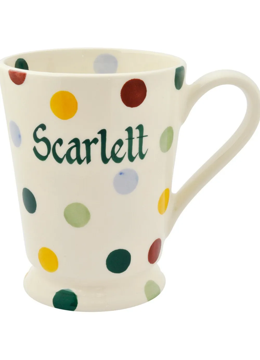Personalised Polka Dot Cocoa Mug