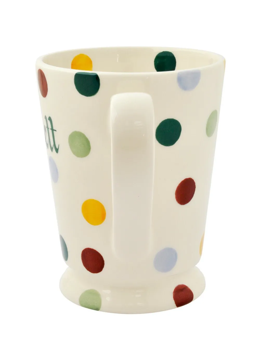 Personalised Polka Dot Cocoa Mug