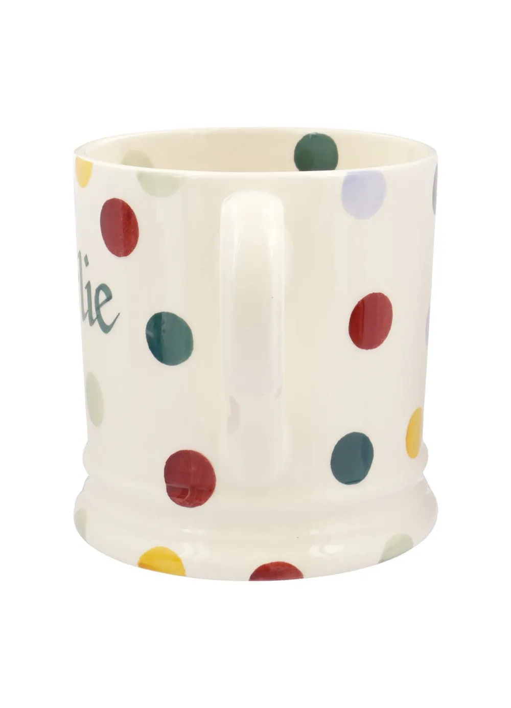 Personalised Polka Dot Large Mug
