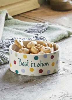 Personalised Polka Dot Large Pet Bowl