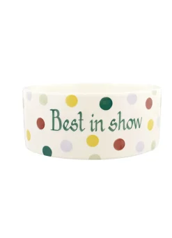 Personalised Polka Dot Large Pet Bowl