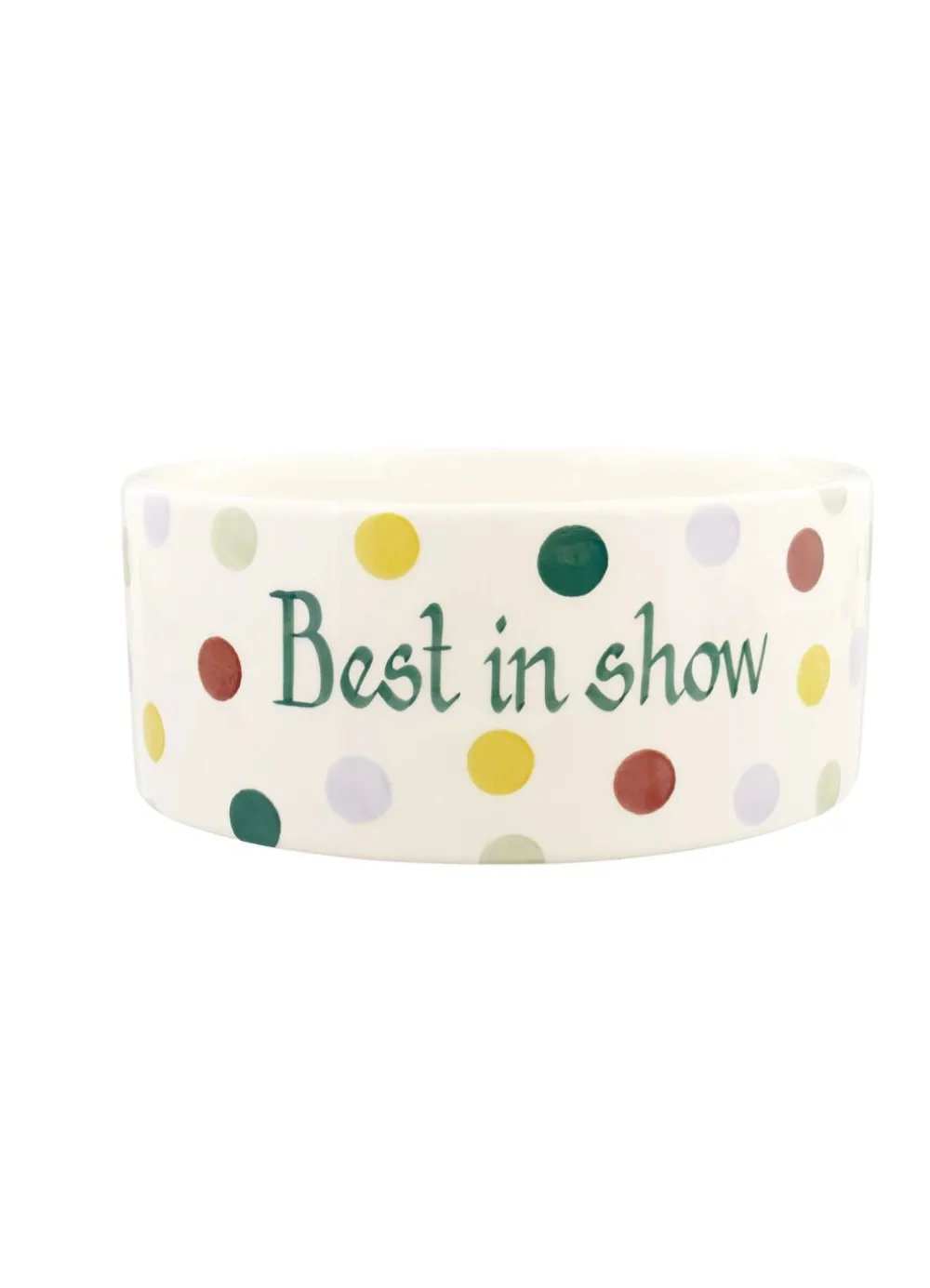 Personalised Polka Dot Large Pet Bowl