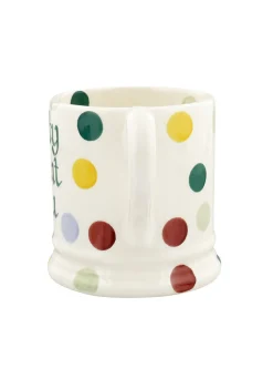 Personalised Polka Dot 1/2 Pint Mug