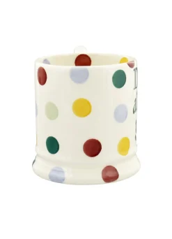 Personalised Polka Dot 1/2 Pint Mug